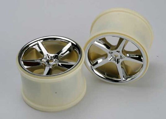 Traxxas 5372 Wheels Gemini Chrome 14mm 3,8" 2 Traxxas 5372 Wheels Gemini Chrome 14mm 3,8" 2