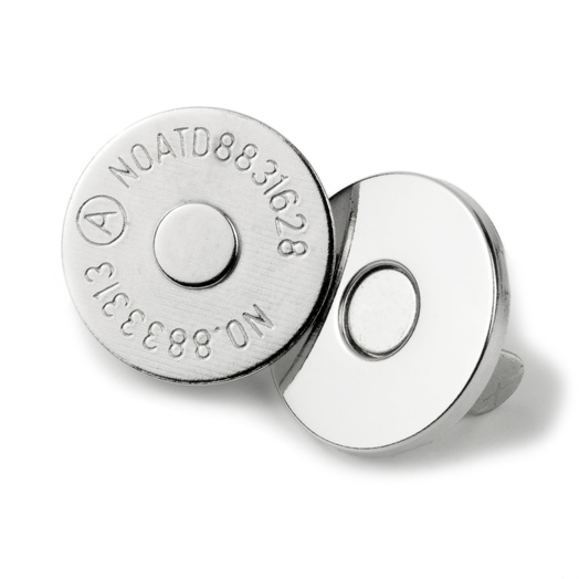 Magnetknapp til vesker og lommebøker | Ø 18,5 mm | Sett med 4 deler