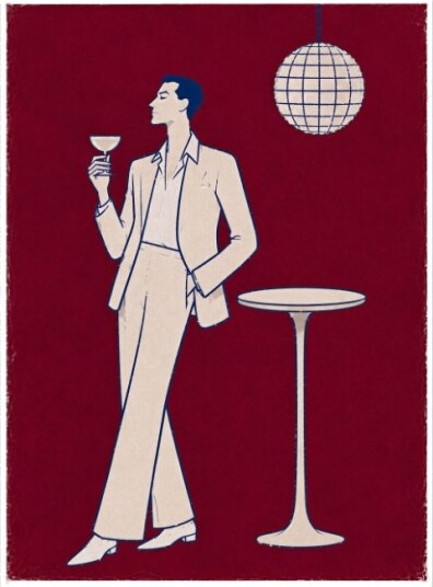 Plakat Elegant kveldsscene