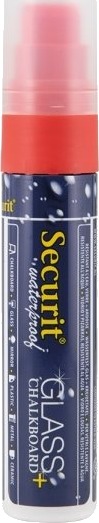 Securit® Vandfast Kridtmarker Med Blokspids I Rød 6 Stk. Securit® Vandfast Kridtmarker Med Blokspids I Rød 6 Stk.
