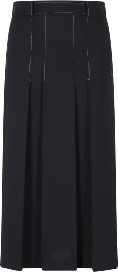 Semicouture Dame Skjørt Blå XS,