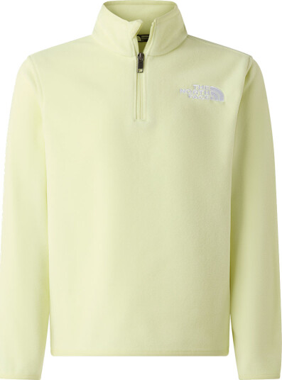 The North Face Teens" Glacier 1/4 Zip Pullover Lemon Mist XL