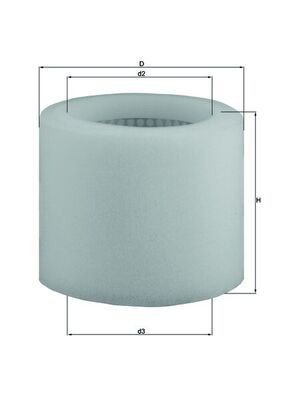Luftfilter KNECHT LX 123 Luftfilter KNECHT LX 123