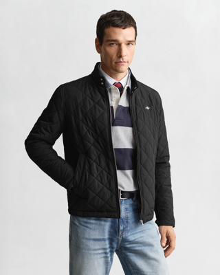 GANT Quilted Windcheater - Black - S GANT Quilted Windcheater - Black - S