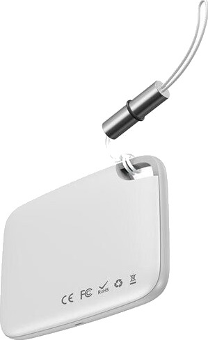 Baseus T2 Hvit Bluetooth Tracker Nøkkelfinner