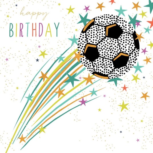 Kort Jaz & Baz Football Birthday