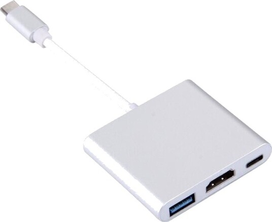 USB 3.1 Type C hann til USB C HDMI og USB 3.0 hunn adapter støtte for 4K oppløsning