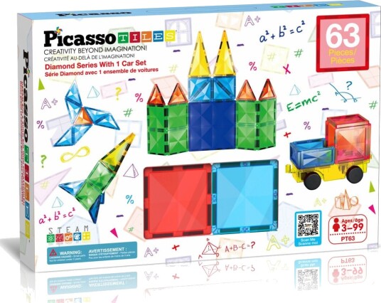Picasso Tiles Diamond Series Set 63 pcs PT63 Picasso Tiles Diamond Series Set 63 pcs PT63