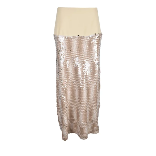 Erika Cavallini Dame Skjørt Beige XS,