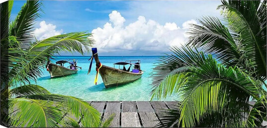 Canvasbilde YTY Nautical & Beach Flerfarget 120x50 cm Canvasbilde YTY Nautical & Beach Flerfarget 120x50 cm