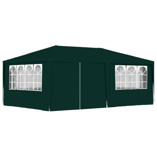vidaXL Profesjonelt festtelt med sidevegger 4x6 m grønn 90 g/m² vidaXL Profesjonelt festtelt med sidevegger 4x6 m grønn 90 g/m²