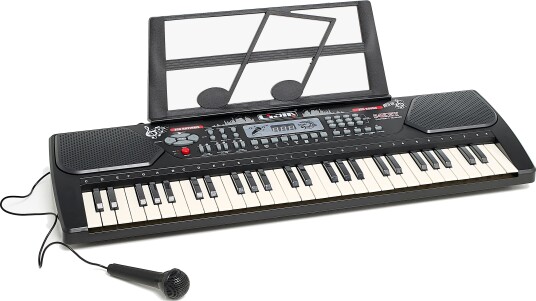 Cloudberry Castle Keyboard 54 Tangenter Med Mikrofon Hvit