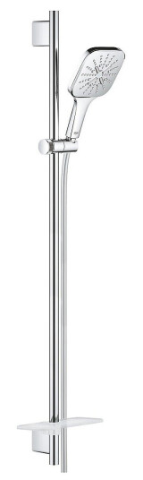 Grohe Rainshower SmartActive Cube 130 900 mm, med 3 stråletyper, Krom