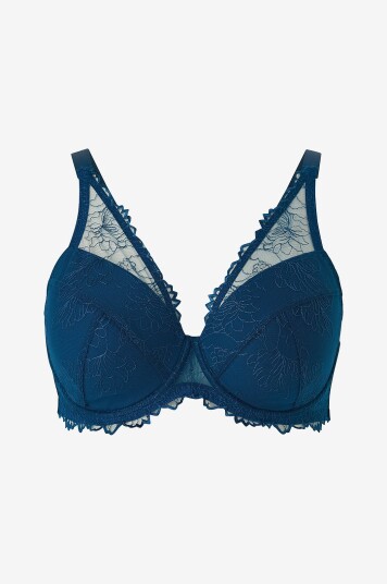Zizzi - Spile-BH Lemma Padded Bra - Blå