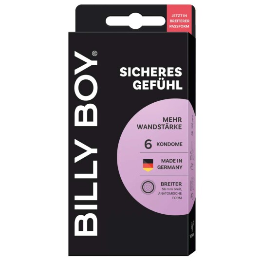 Billy Boy Condoms Sicheres Gefühl 56 mm 6 pcs.
