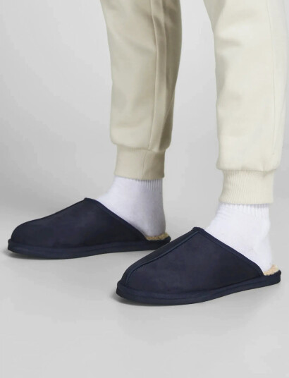 Jack & Jones Jfwdudely Microfiber Slipper Navy 41 Jack & Jones Jfwdudely Microfiber Slipper Navy 41