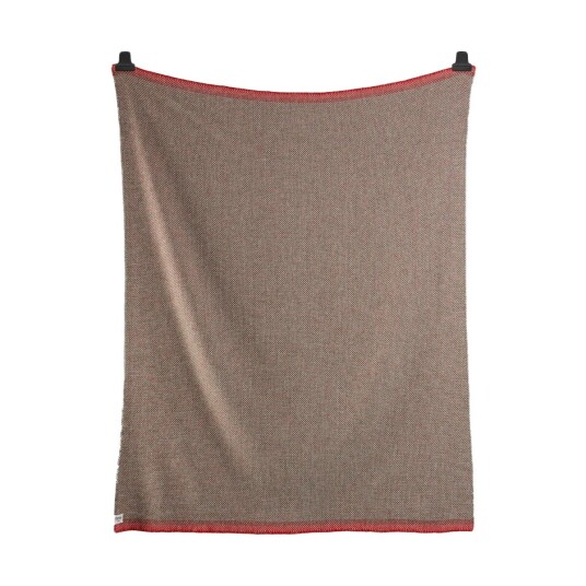 Røros Tweed Una teppe 150x200 cm Green-red