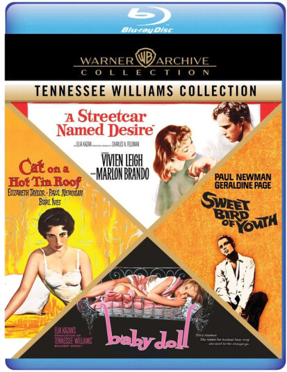 Tennessee Williams  4 Film Collection Bluray