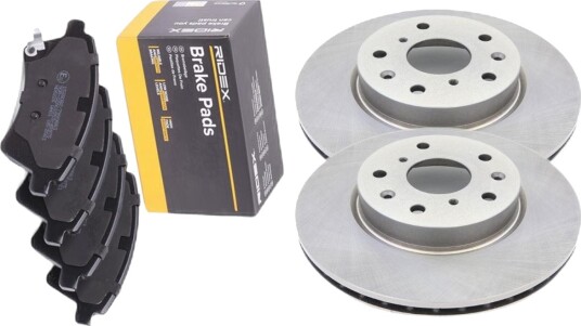 Bremseskiver og -klosser RIDEX 3405B2515