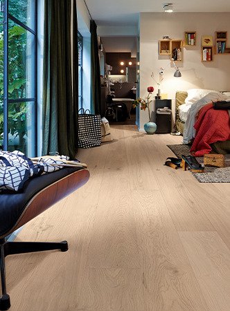 Meister Lindura HD 400 205 mm Off-White Oak Lively 8937 Herdet Tregulv