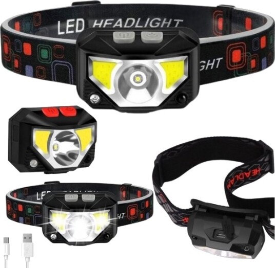 Hodelykt Lean Led Hodelykt Bevegelsessensor 6 Lysmoduser
