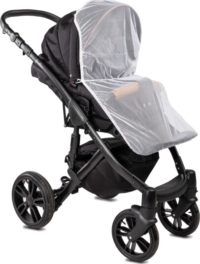 Caretero Universalt Myggnett til Barnevogn 45x85cm Hvit