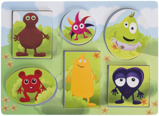 Babblarna Titt-tei-puslespill 6 figurer