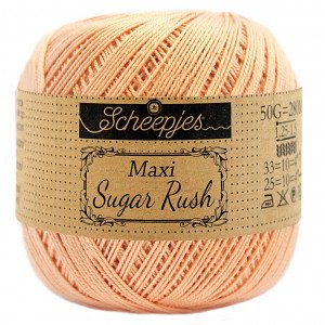 Scheepjes Maxi Sugar Rush Garn Unicolor 414 Laks