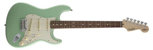 Fender Jeff Beck Stratocaster Gripebrett I Rosentre, Sørfe-Grønn Fender Jeff Beck Stratocaster Gripebrett I Rosentre, Sørfe-Grønn