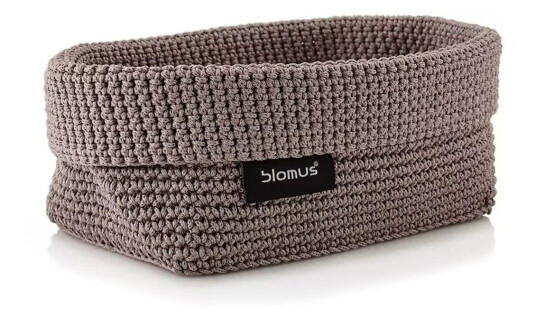 Blomus Tela tekstilkurv L 12 x 20 cm Taupe 1708172-01-0 1721751-01-0
