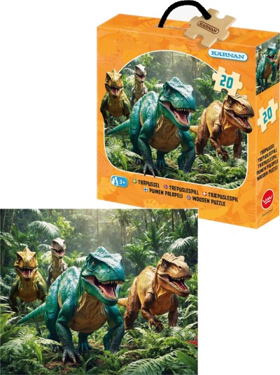 Egmont Kärnan Trepuslespill Dinosaur 20 Brikker Egmont Kärnan Trepuslespill Dinosaur 20 Brikker