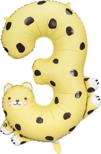 3 Tallet Gepard Folieballong