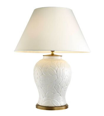 Bordlampe Cyprus, hvit Bordlampe Cyprus, hvit