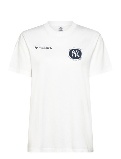 Sporty & Rich Major Leaguet Shirt White L