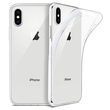 Antiskli iPhone XS Max TPU-deksel Gjennomsiktig
