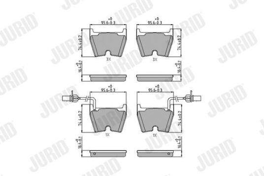 Bremseklosser JURID 573195J