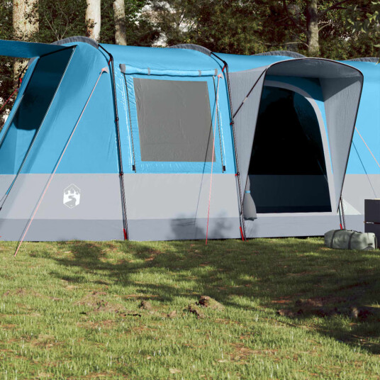 Tunneltelt for camping 4 personer blå vanntett Tunneltelt for camping 4 personer blå vanntett