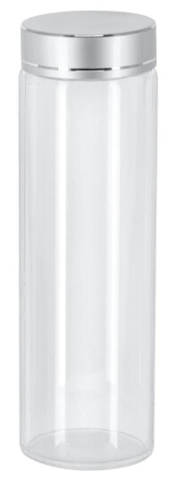 Vega Glassbeholder Aurelia 0.2l 4.7x15 cm  Grå/Transparent Sylinderformet 6 Stykk / Forpakning
