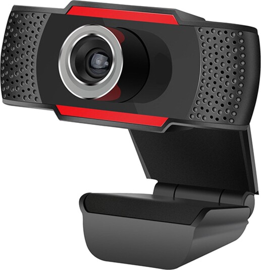 Platinet PCWC480 Webkamera 480p USB med Mikrofon Svart/Rød