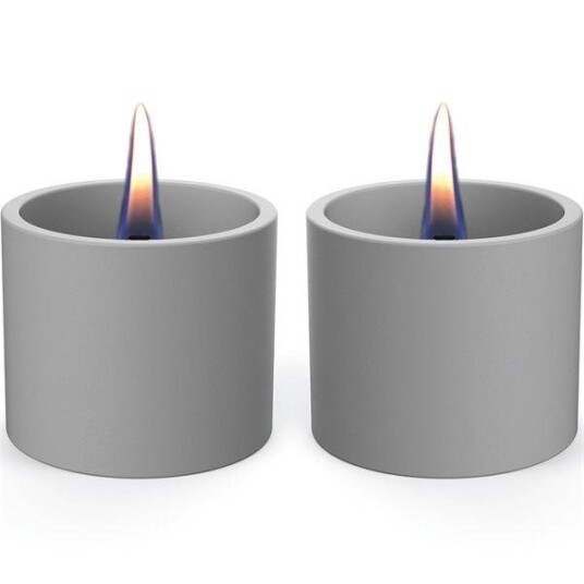 Tenderflame Breeze lykt 8 cm 2 stk grå Tenderflame Breeze lykt 8 cm 2 stk grå
