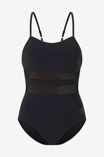 Arena Badedrakt Women's Mesh Equals Swimsuit Back B Svart