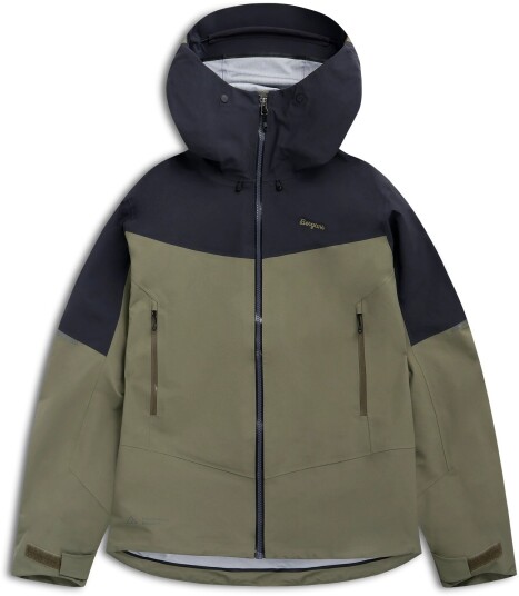Bergans Men"s Rabot Alpine 3L Shell Jacket Green Mud/dark Shadow Grey L