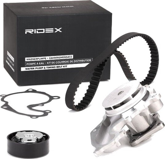 Registerreimsett med vannpumpe RIDEX 3096W0050 Registerreimsett med vannpumpe RIDEX 3096W0050