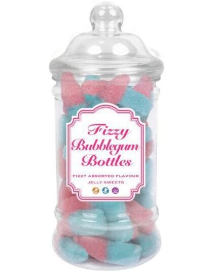 Zed Candy Fizzy Bubblegum Bottles Boutique Jar Brusende Bubblegum Colaflasker i Flott Krukke 300 gram Zed Candy Fizzy Bubblegum Bottles Boutique Jar Brusende Bubblegum Colaflasker i Flott Krukke 300 gram