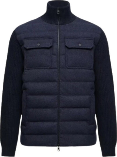 Moncler Herre Jakker Blå XL,