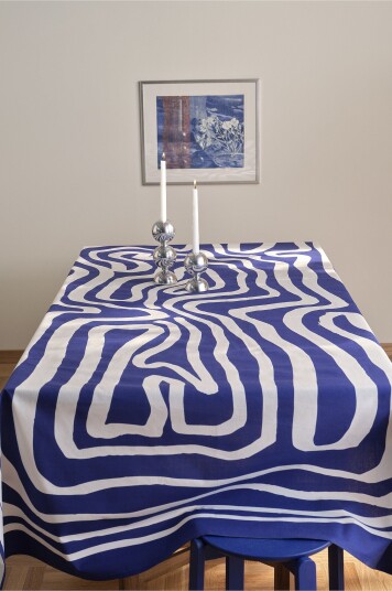 Jotex Duk Blå/hvit LABYRINTH 223240101200