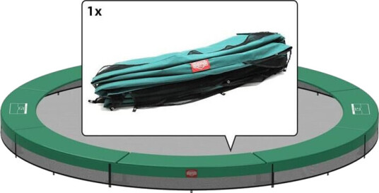 BERG Toys Favorit Inround Padding 430 Cm Grønn Beskyttelseskant For Favorit Inground 430 cm dia Grønn