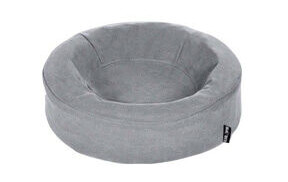 Bia Bed Bomull Overtrekk Rund 50x50 cm Grå til Hundeseng