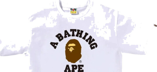 A Bathing APE Herre Topper Hvit M, A Bathing APE Herre Topper Hvit M,