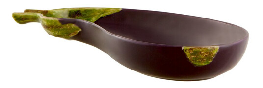 Bordallo Pinheiro Aubergine fat 24,5 cm